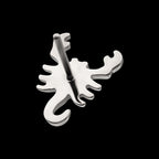 Low-Profile 3D Scorpion Threadless Earring / Nosering – Titanium