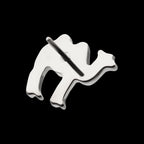 Low-Profile 3D Camel Threadless Earring / Nosering – Titanium