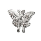 Luna Moth Threadless Earring / Nosering Top – Gem & Titanium