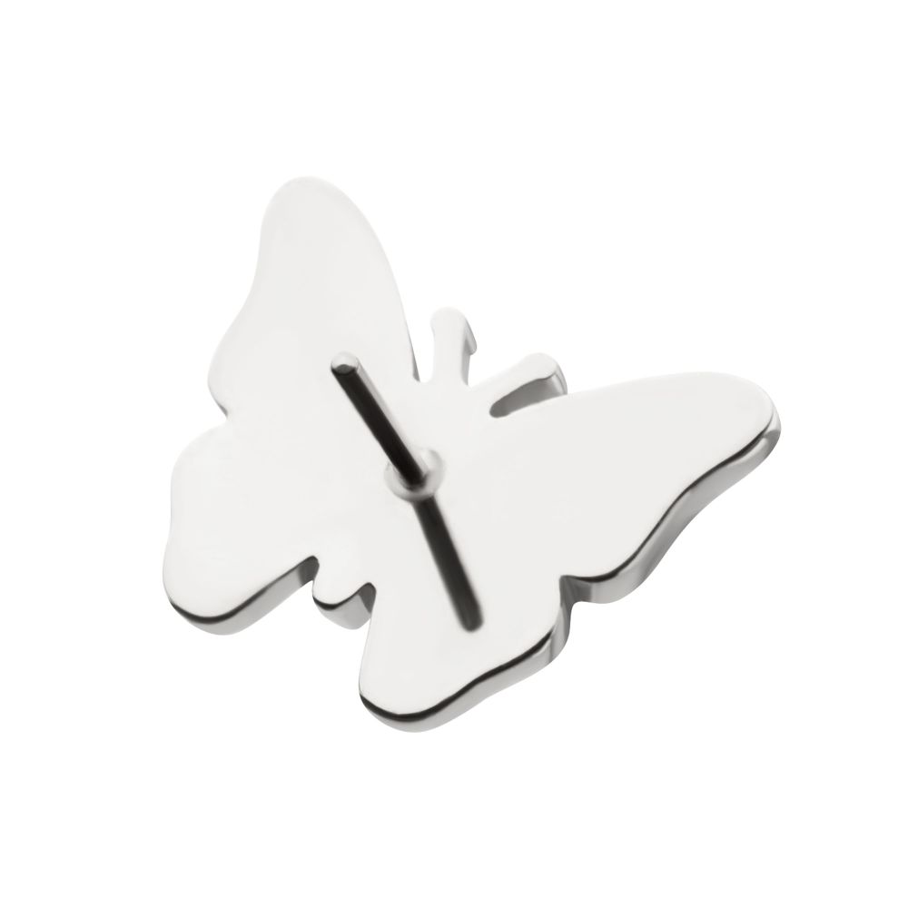 Butterfly Threadless Earring / Nosering – Titanium
