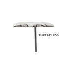 Leaf Threadless Earring / Nosering – Titanium