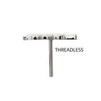 Fern Leaf Threadless Earring / Nosering – Titanium