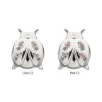 Lucky Ladybug Threadless Earring / Nosering Top – Gem & Titanium