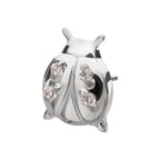 Lucky Ladybug Threadless Earring / Nosering Top – Gem & Titanium