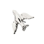 Flying Swallow Threadless Earring / Nosering – Titanium