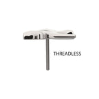 Flying Swallow Threadless Earring / Nosering – Titanium