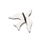 Flying Swallow Threadless Earring / Nosering – Titanium