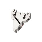Prong-Set Gem Lobster Threadless Earring / Nosering – Titanium