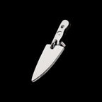 Knife with Bottom Blade Dangle Flatback Stud Earring / Nosering - Titanium