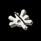 Round & Baguette Cluster Gem Sunray Threadless Earring / Nosering – Titanium