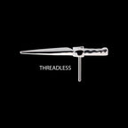 Dagger Flatback Stud Earring / Nosering - Titanium