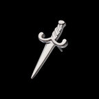 Dagger Flatback Stud Earring / Nosering - Titanium