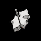 Astra Cluster Prong-Set Gem Threadless Earring / Nosering – Titanium