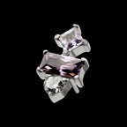 Astra Cluster Prong-Set Gem Threadless Earring / Nosering – Titanium