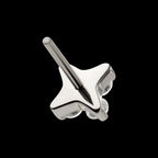 Quadra Low-Profile Threadless Earring / Nosering – Titanium