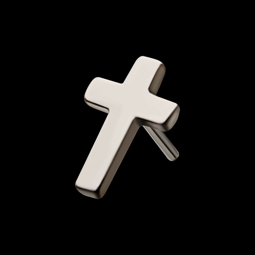 Titanium Threadless Cross Top