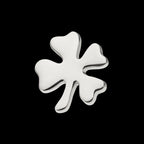 Titanium Threadless 4-Leaf Clover Top