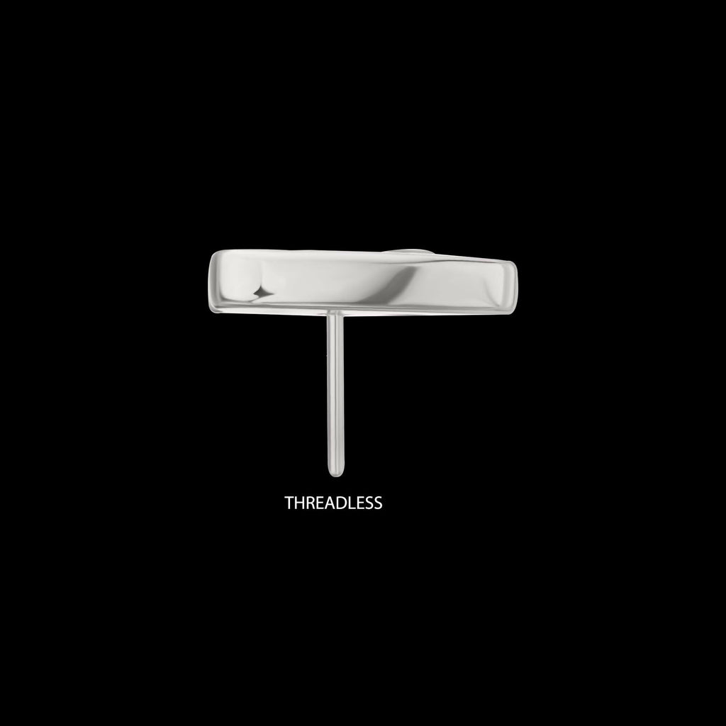 14Kt White Gold Hasbro Ouija Planchette Threadless Top