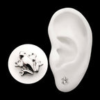 Titanium Threadless Frog Top