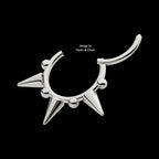 Titanium Spike Design Front Facing Hinged Segment Clicker