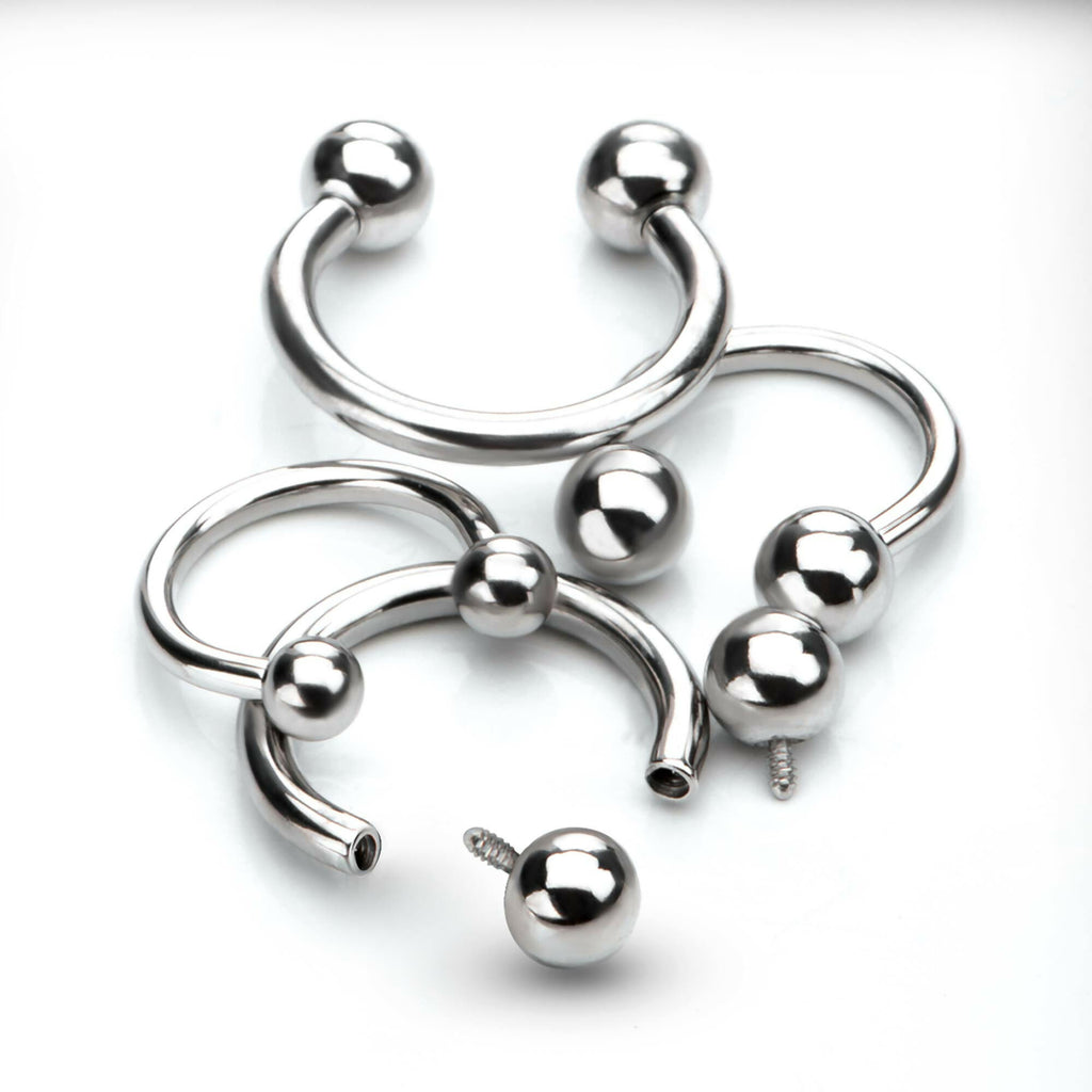 Titanium Internally Threaded Basic Circular Barbells