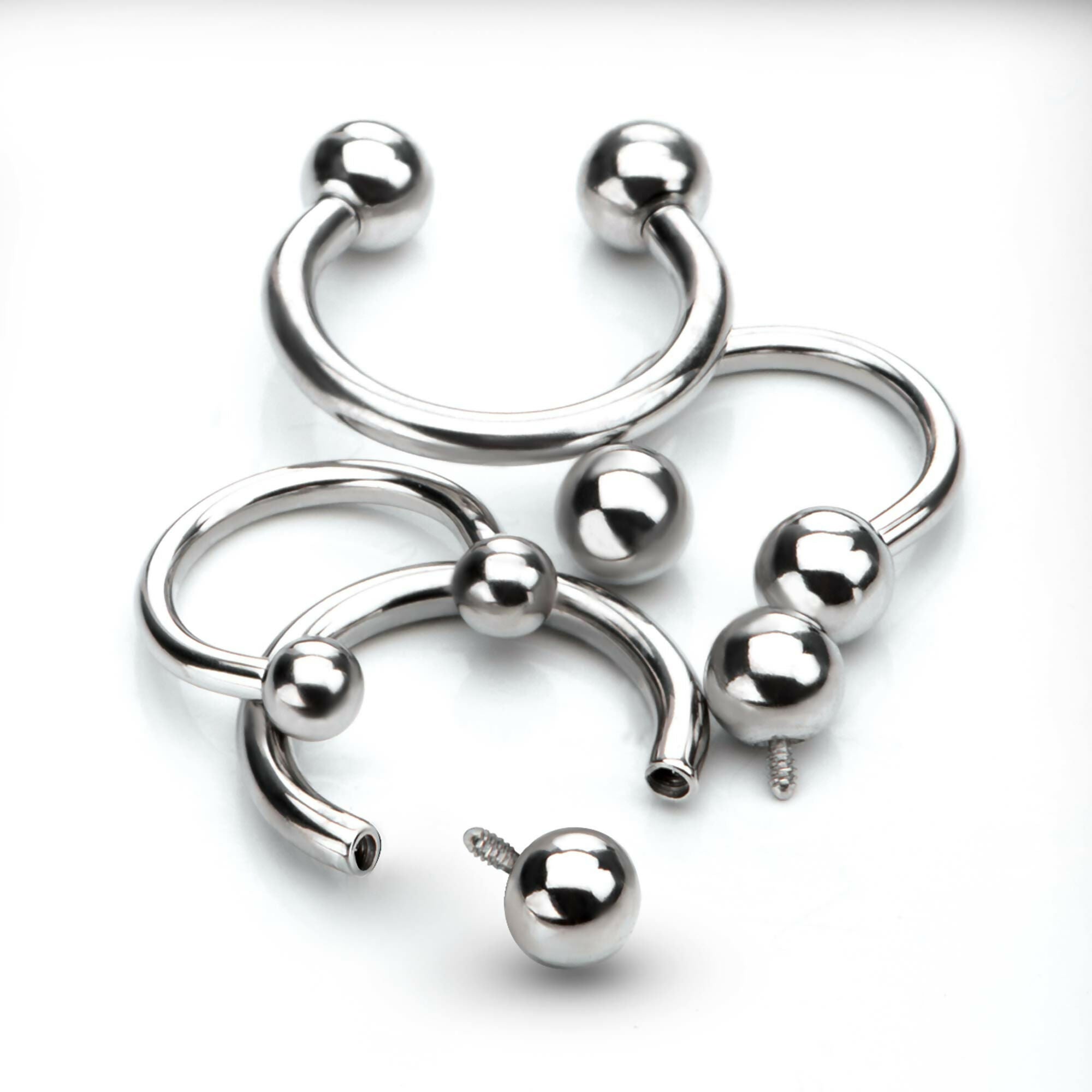 Titanium Internally Threaded Basic Circular Barbells